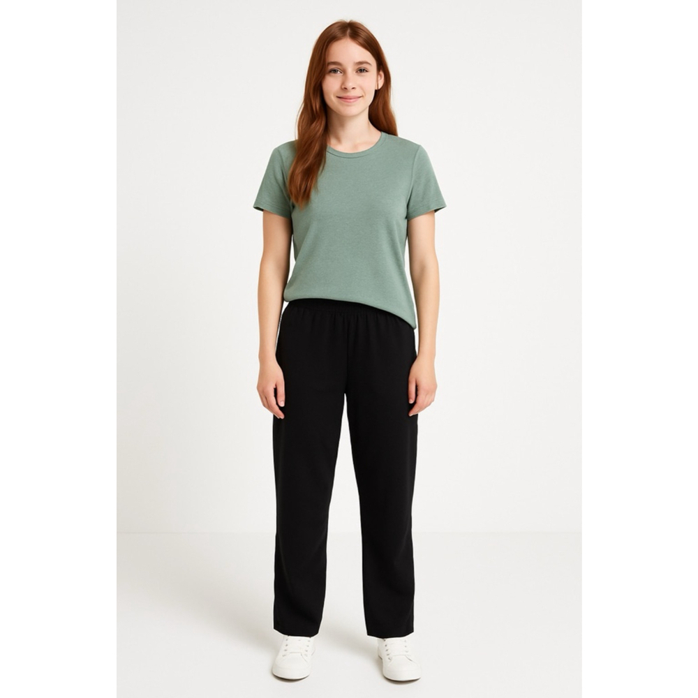 J.Crew Black Wool Blend Trousers Women's Size 2